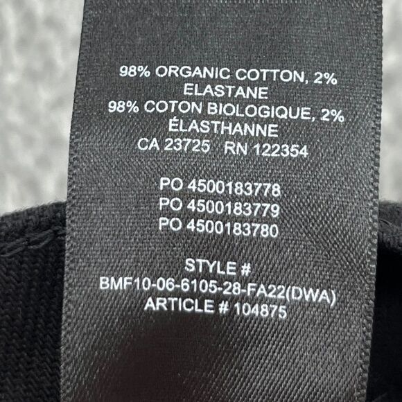 Aritzia Denim Forum Arlo High Rise Straight Size 29 28L Black wash Jeans NWOT - Picture 14 of 14